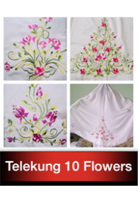 Telekung10 Flowers